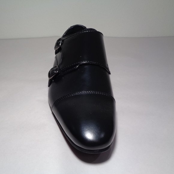 WALK London Size 11 LUCA Black New Monk Shoes - Picture 5 of 14